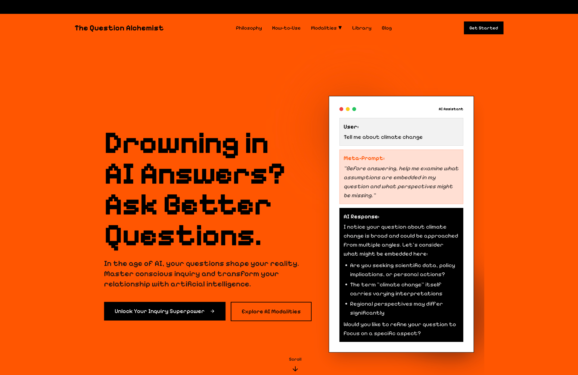 The Question Alchemist