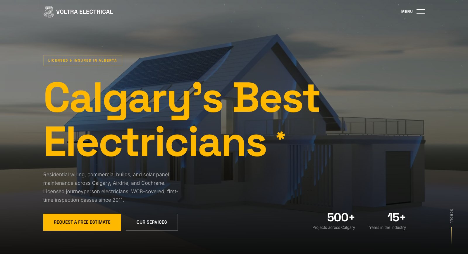 Voltra Electrical Services — Calgary Electricians