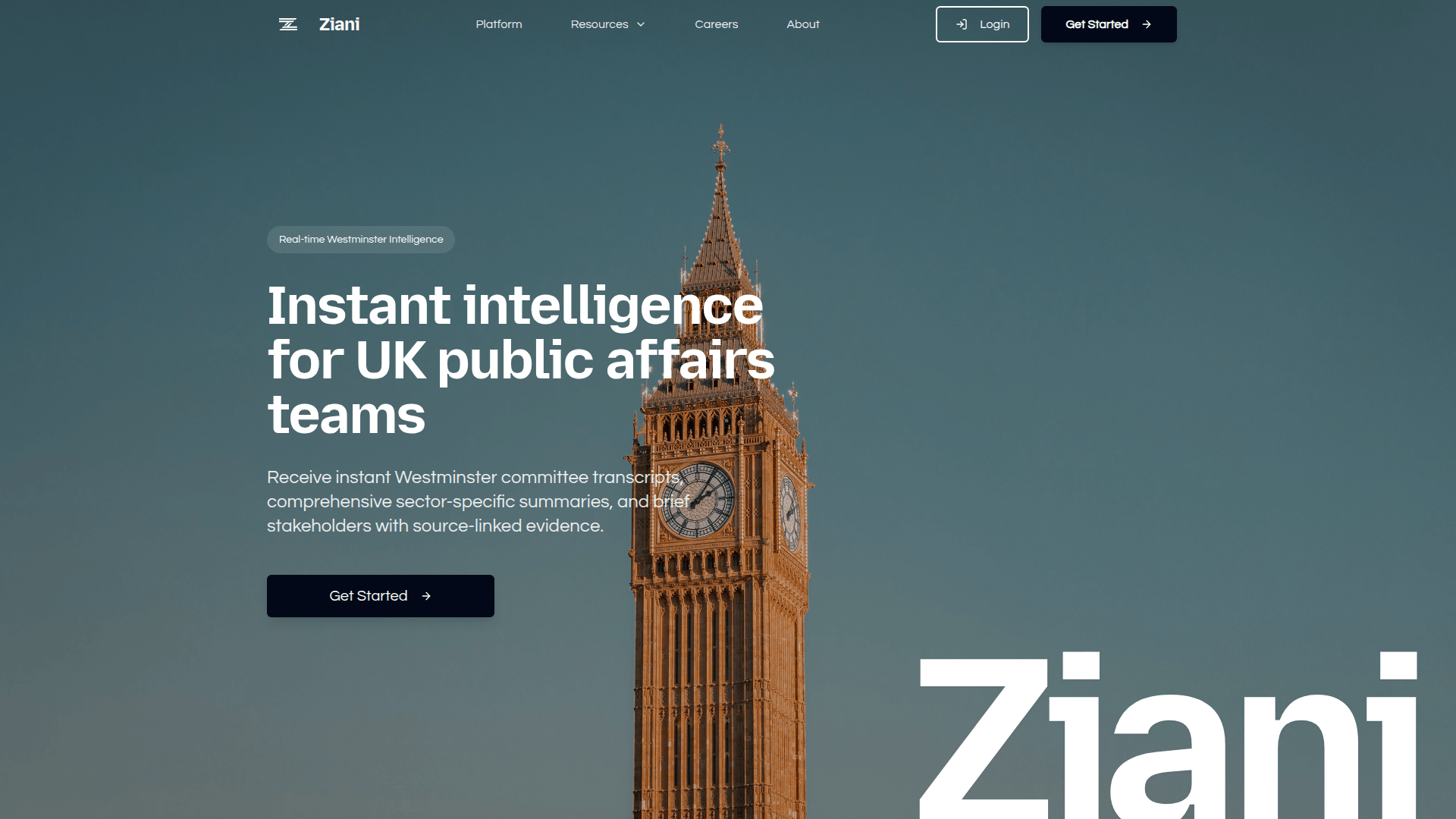 Ziani — Westminster Intelligence